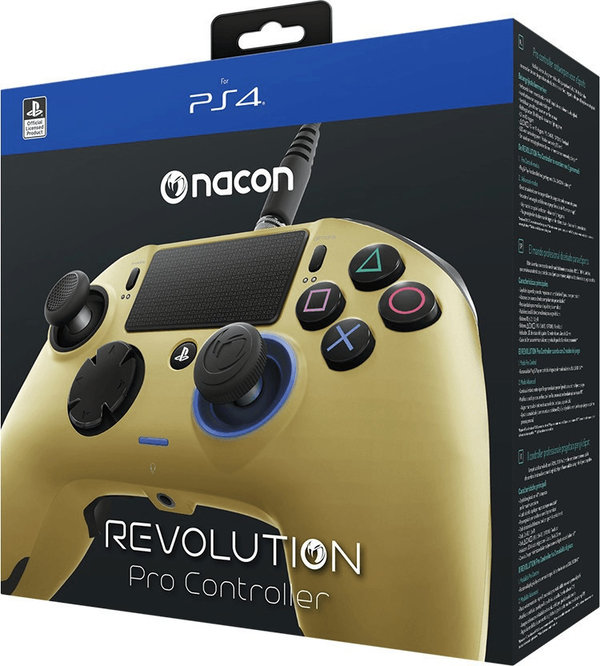 NACON Controller Revolution PRO - gold PS4