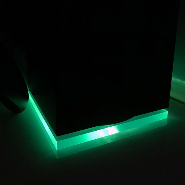 Wifi Multicolor RGB LED USB Design Unterlage / Ständer Standfuß Acryl für Xbox Series X