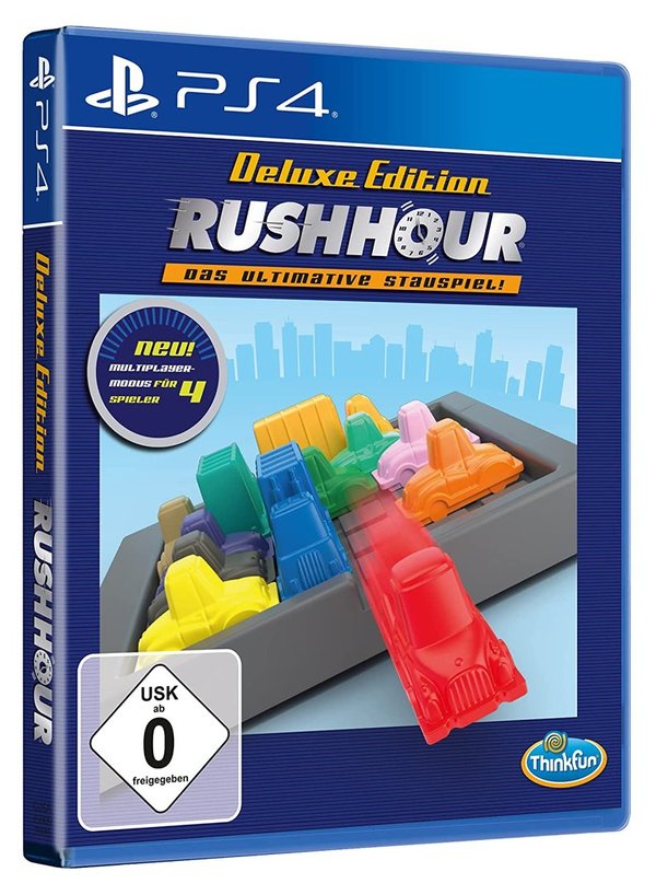 Rush Hour von ThinkFun - Das ultimative Stauspiel - Deluxe Edition - Logik- und Strategiespiel für P